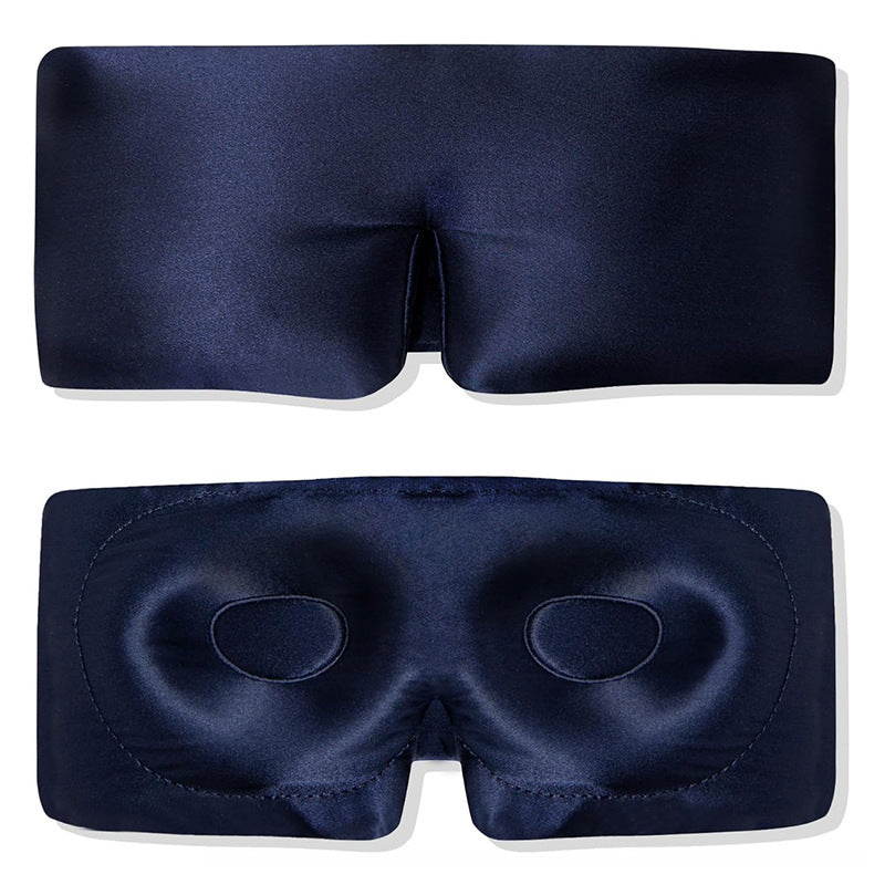 Large Surrounded Velcro Silk Eye Mask Sleep Shading Special No Pressure