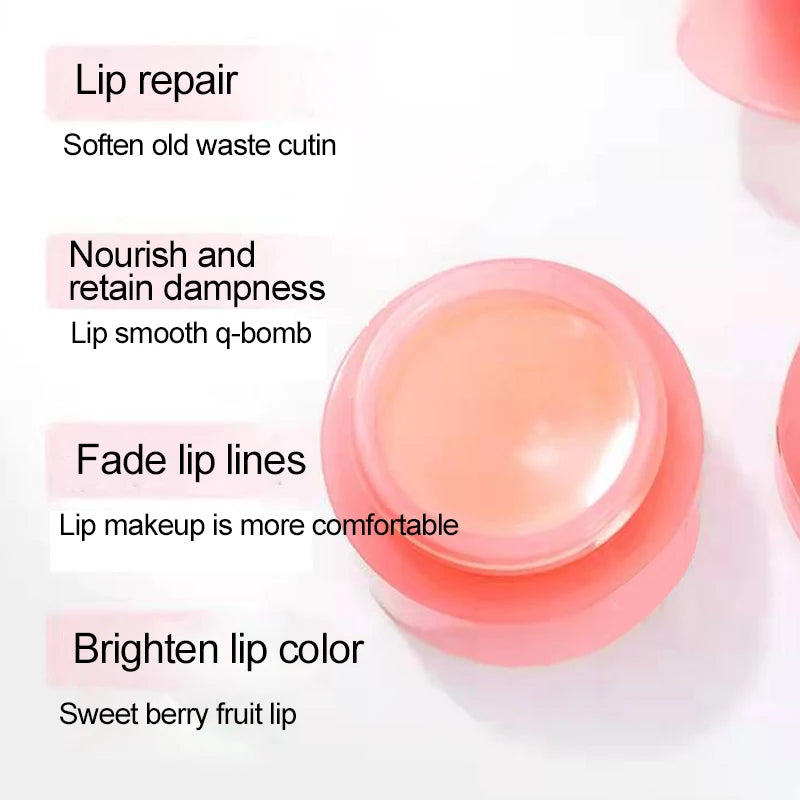 PTWOP Lip Sleep Mask Moisturizing Nourish Repair Hydrated Fade Lip Lines Anti-cracking Day And Night  Maintenance Lip Balm Care