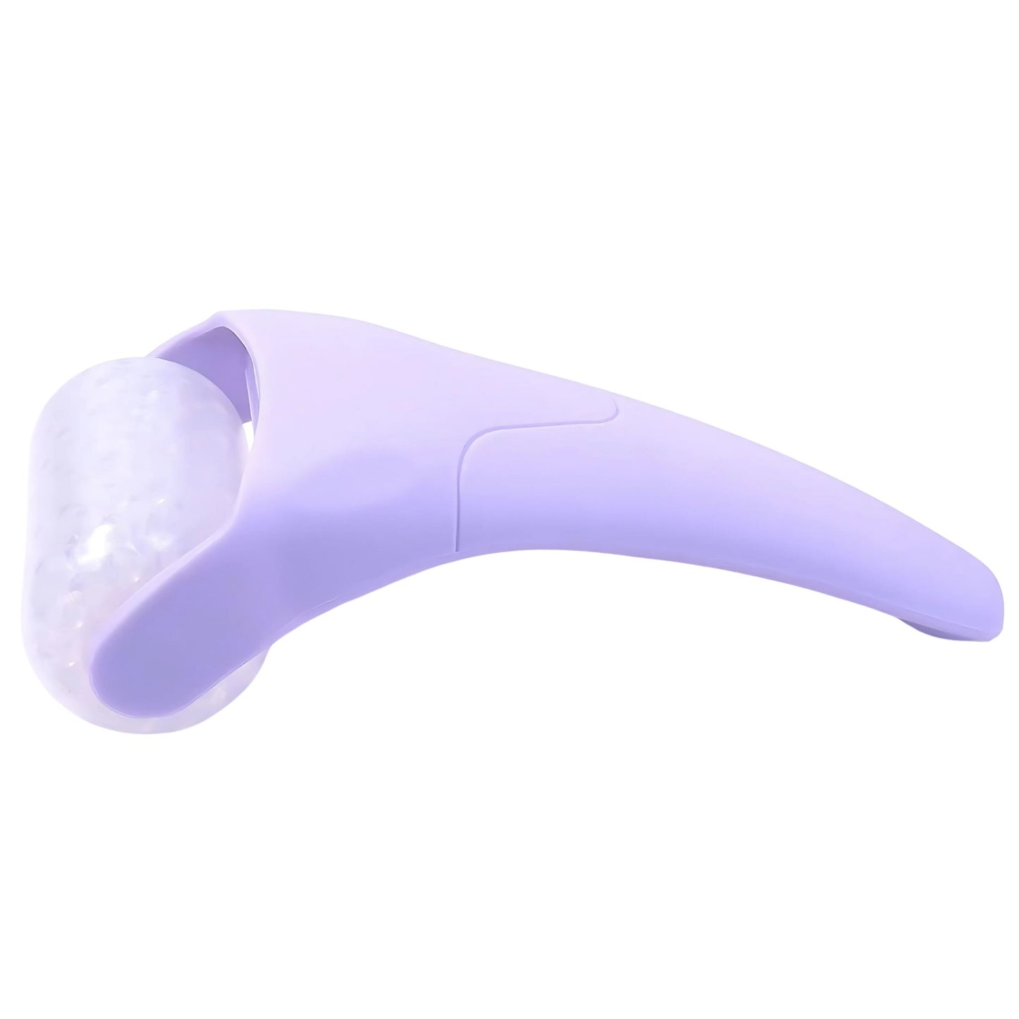 Purple gel ice roller for soothing face.